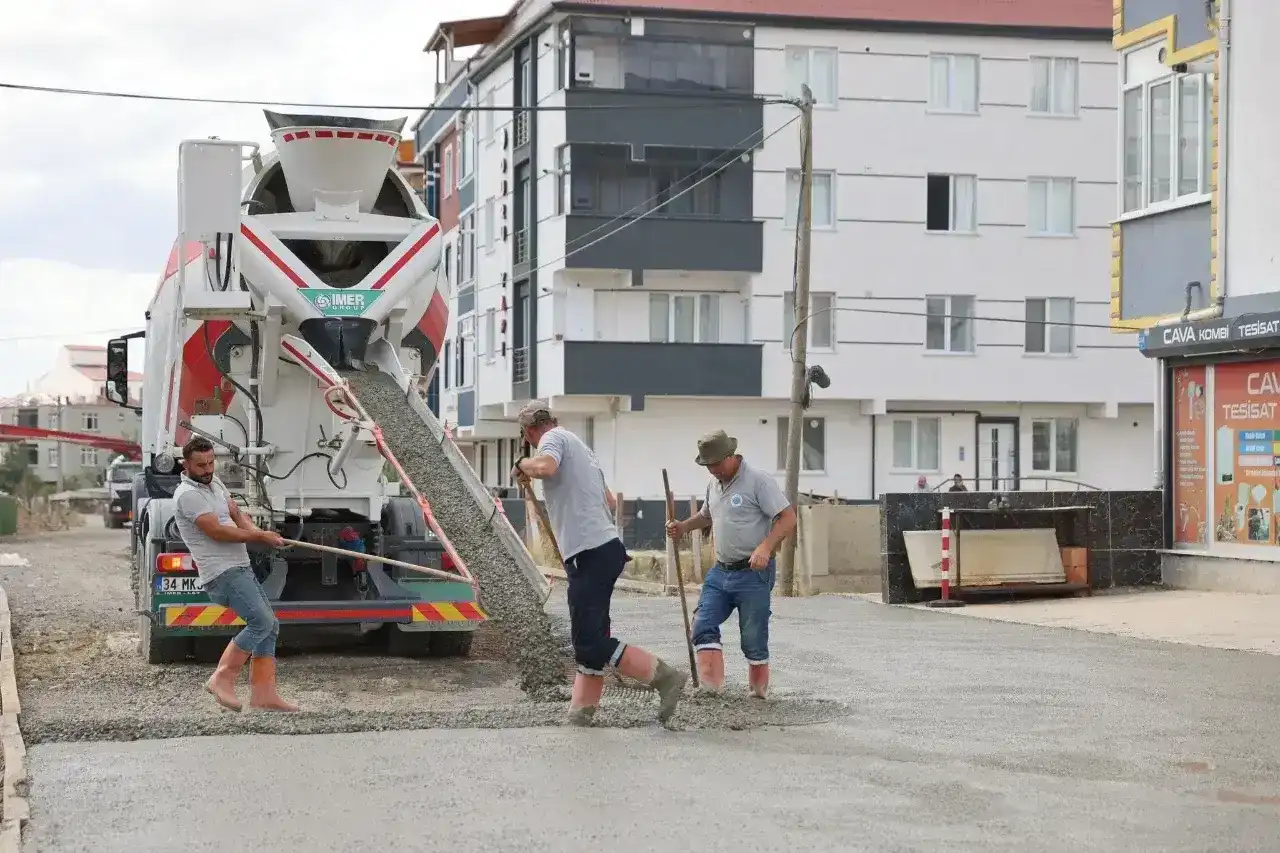 Kapaklı’da üst yapı çalışmaları sürüyor