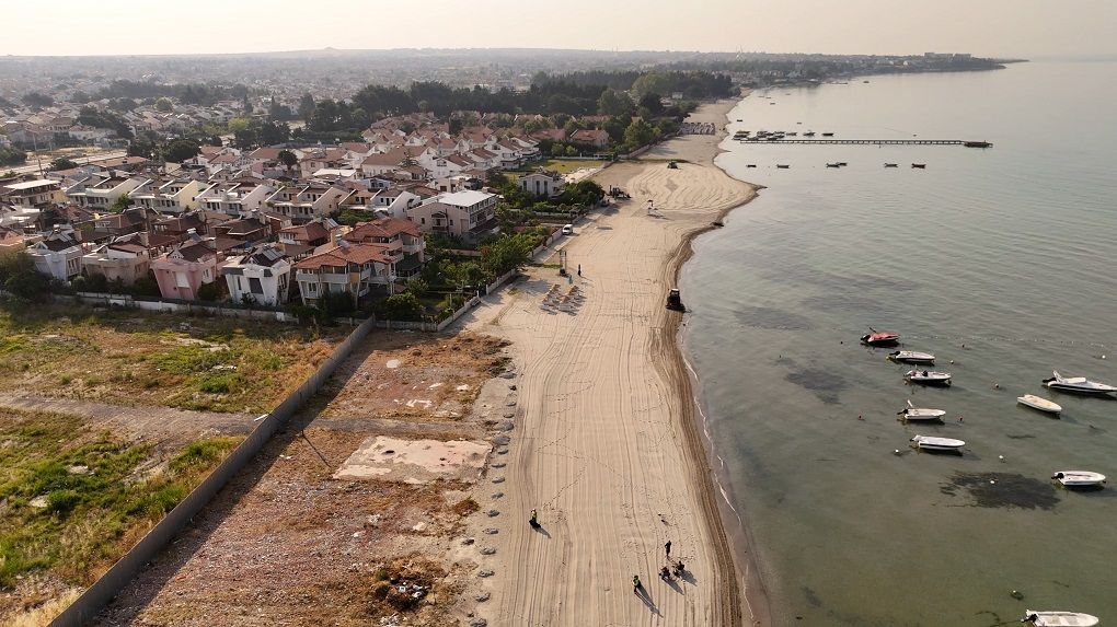 14 plajın tamamı yüzmeye uygun