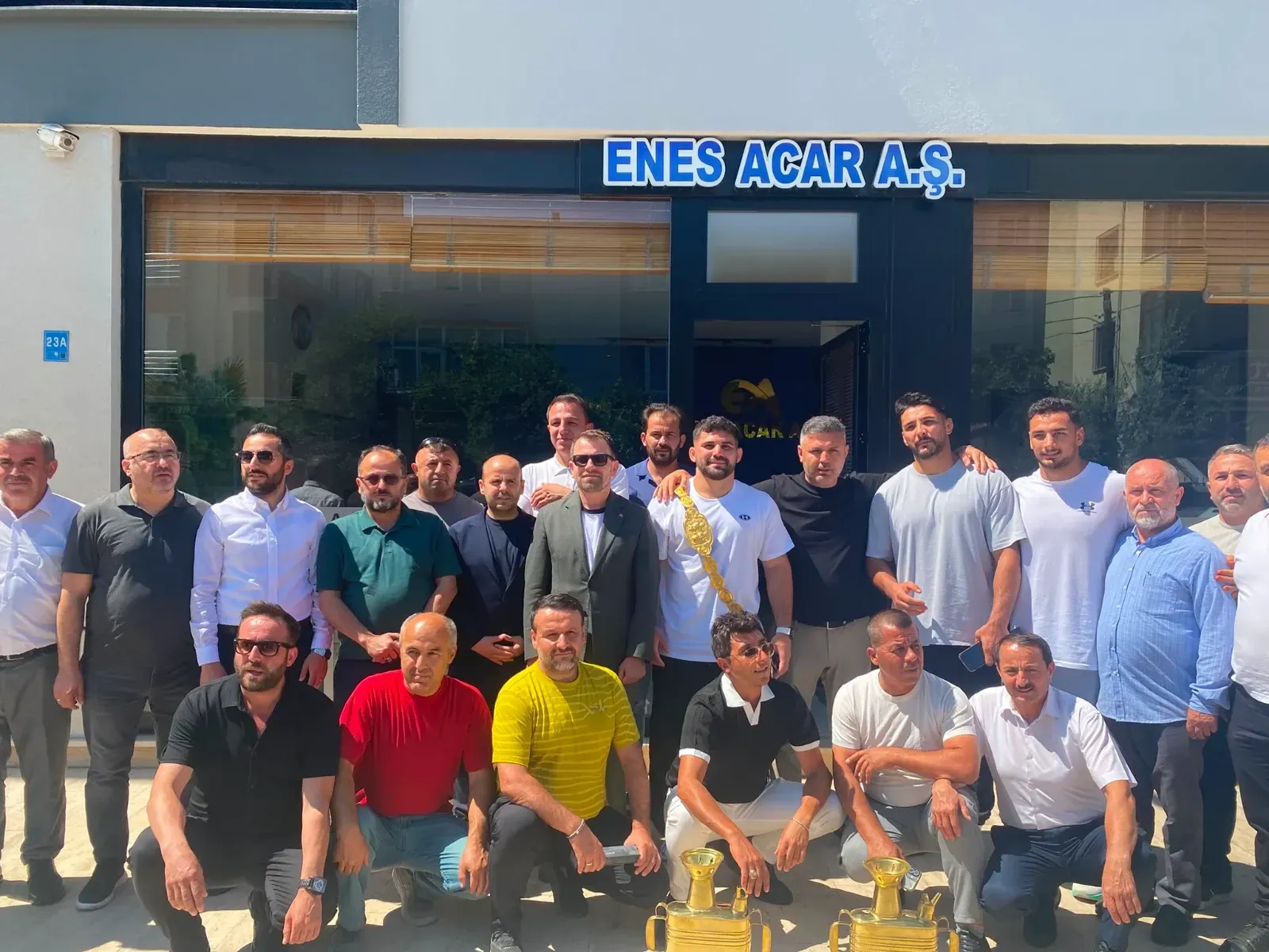 Başpehlivan Taş’ın ilk ziyareti Kapaklı’ya