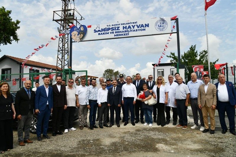 Saray Belediyesi Hayvan Bakım ve Rehabilitasyon Merkezi açıldı