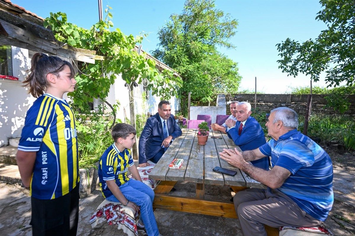 Vali Turan'dan Uzun ailesine anlamlı ziyaret