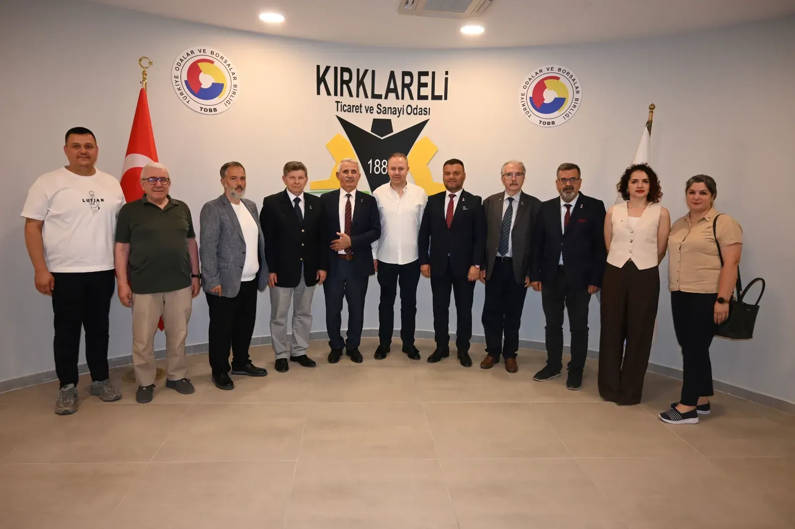 Zafer Partisi heyetinden Kırklareli TSO’ya ziyaret